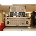 2 VINTAGE RADIOS GEC AND MURPHY