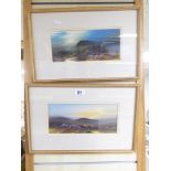 TWO PAINTINGS OF DARTMOOR SIGNED BY FRANK HOLMES