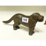 NOVELTY METAL NUT CRACKER IN THE FORM OF A DOG