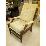 CINTIQUE MID - CENTURY UPHOLSTERED ARMCHAIR