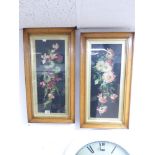 PAIR OF FLORAL OILS SIGNED E PLATT