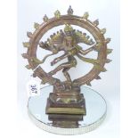 EASTERN BRONZE FIGURE OF THE HINDU GOD VISHNU 16 CMS