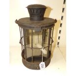 WW1 BRITISH BUNKER LANTERN DATED 1916