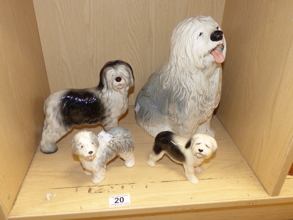 CHINA SHEEP DOGS INCLUDING BESWICK