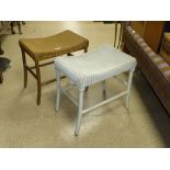 2 LLOYD LOOM STOOLS