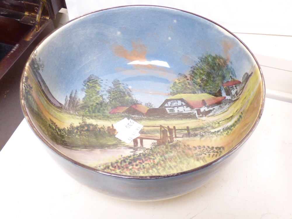 DOULTON COMPORT WITH COACHING SCENE AND TWO OTHER DOULTON BOWLS - Image 4 of 7