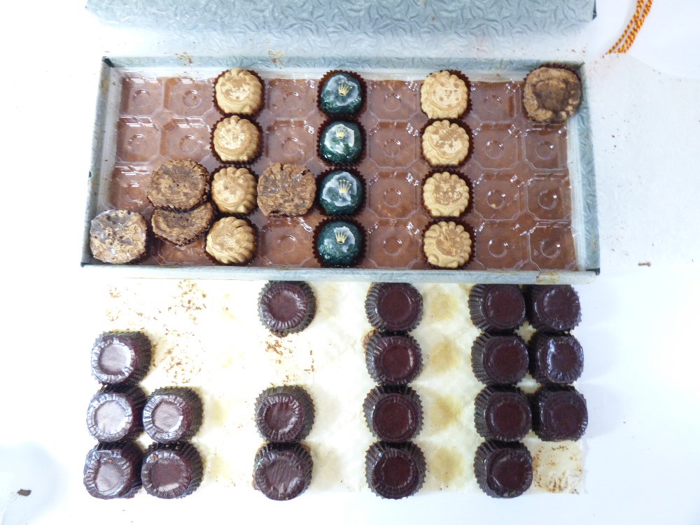 A VINTAGE BOX OF ROLEX CHOCOLATES, CHOCOLATES ALL PRESENT A/F - Image 3 of 3