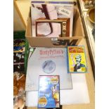 A QUANTITY OF MONTY PYTHON VINYL 33PRM LP RECORDS AND OTHER RELATED ITEMS