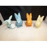 A SYLVAC BUNNY AND 3 OTHERS UNMARKED