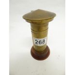 TRENCH ART MODEL OF A POST BOX 13 CMS