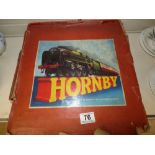 A HORNBY BOXED CLOCKWORK TRAIN SET BY MECCANO - COMPLETE