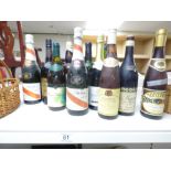 A BOTTLE OF BAROLO RESERVA 1981, BOTTLES OF MUMM & CO CORDON RANGE CHAMPAGNE, CROFT PORT AND OTHER