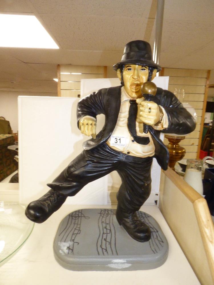 A JAKE BLUES FIGURE FROM THE BLUES BROTHERS, 56CM HIGH