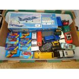 EIGHT MATCHBOX LIMITED EDITION BOXED VEHICLES AND OTHER TOYS INCLUDING A BOXED BATTERY OPERATED