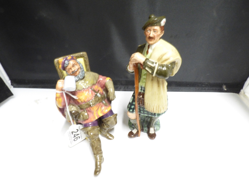 2 ROYAL DOULTON FIGURES - 'THE LORD' REG. HN2361 AND 'THE FOAMING QUART' REG. HN2612