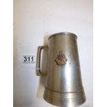 A ROYAL SUSSEX REGIMENT BEER TANKARD