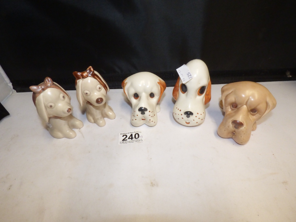 5 SMALL SYLVAC DOGS