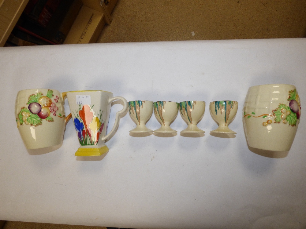 A QUANTITY OF ART DECO CERAMICS INCLUDING SOME CLARICE CLIFF AND OTHER ROYAL STAFFORDSHIRE - Image 2 of 7