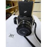 A VINTAGE ZENZA BRONICA MANUAL CAMERA, JAPANESE