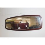 MID CENTURY TEAK MIRROR