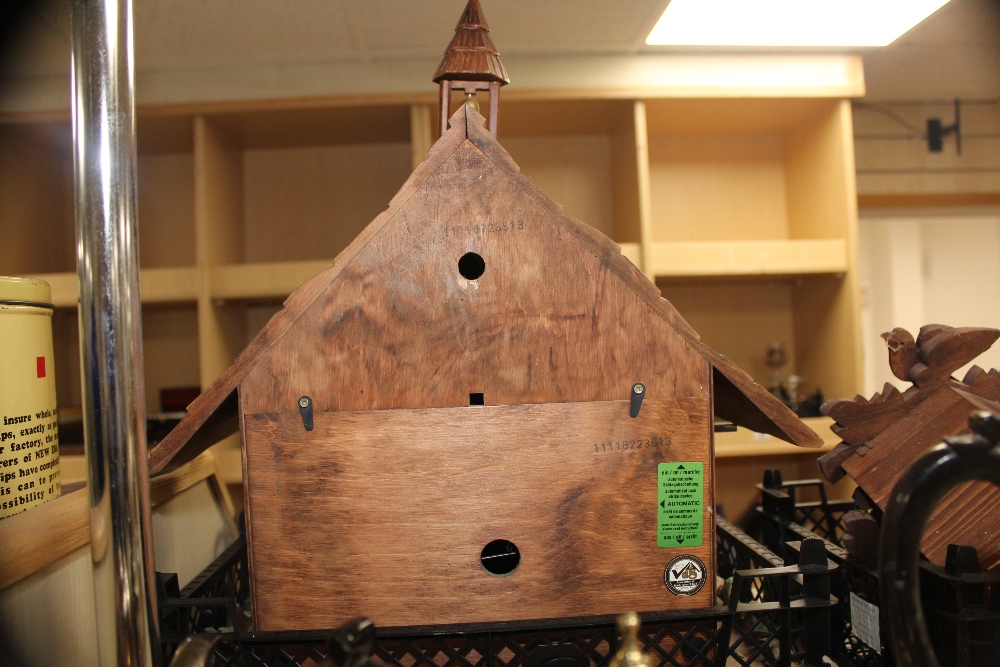 2 WOODEN CUCKOO CLOCKS - Image 4 of 4