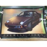 FAREWELL PERRY PORCHE POSTER