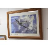 SPITFIRE PRINT 60 YEARS ON SIGNED BY VERA LYNN