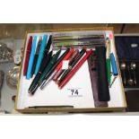 GROUP OF FOUNTAIN PENS INCLUDING WATERMANS