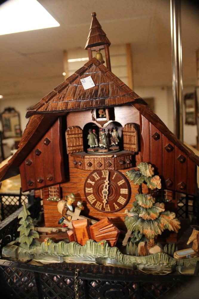 2 WOODEN CUCKOO CLOCKS - Image 2 of 4