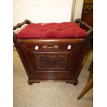 MAHOGANY PIANO STOOL