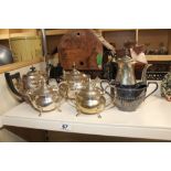 ART DECO TEA SET EPNS + OTHERS