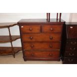 2 OVER 3 MAHOGANY VICTORIAN CHEST OF DRAWS