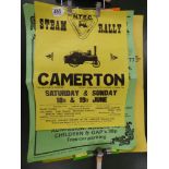 10 STEAM STROKE TRACTOR RALLY POSTERS