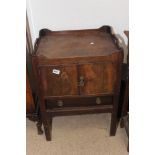 WOODEN TRAY TOP BEDSIDE TABLE