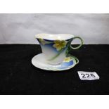 A TEA CUP AND SAUCER BY FRANZ CERAMICS, PATTERN FZ00030