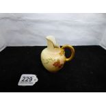 AN EDWARDIAN ROYAL WORCESTER CREAM JUG, CIRCA 1906, RD NUMBER 29115, 10.5CM HIGH