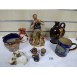 NINE PIECES OF ROYAL DOULTON, INCLUDING DREAMWEAVER FIGURE HN 2283, “BONNIE PRINCE CHARLIE”