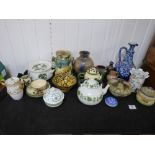 QUANTITY ASSORTED CERAMIC INCLUDING ART POTTERY ETC