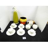 ASSORTED CERAMICS, INCLUDING RUSSEL HOBBS TEA SET, SYLVAC VASE AND MORE