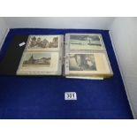ALBUM OF EARLY 20TH CENURY POSTCARDS, INCLUDING BRITISH AND GERMAN EXAMPLES