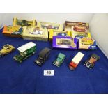SMALL GROUP OF DIECAST MODEL VEHICLES INCLUDING CORGI AND MATCHBOX