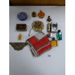 ASSORTED TOILETRIES RELATED ITEMS, INCLUDING HERMES SOAP AND EAU DE COLOGNE, YVES SAINT LAURENT