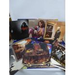 COLLECTION OF ASSORTED VINYL ALBUMS, INCLUDING GEORGE HARRISON, BOB DYLAN, ROD STEWART, MADNESS