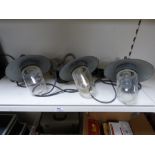 THREE VINTAGE INDUSTRIAL STYLE WALL MOUNTING LIGHTS