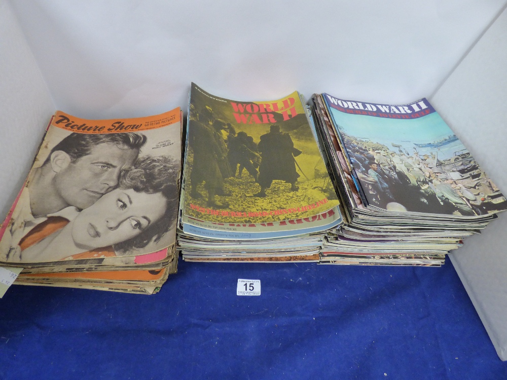 A LARGE COLLECTION OF WORLD WAR II MAGAZINES