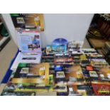 LARGE COLLECTION OF DIE CAST VEHICLES, MOST BEING GERMAN AND ADVERTISING BEER