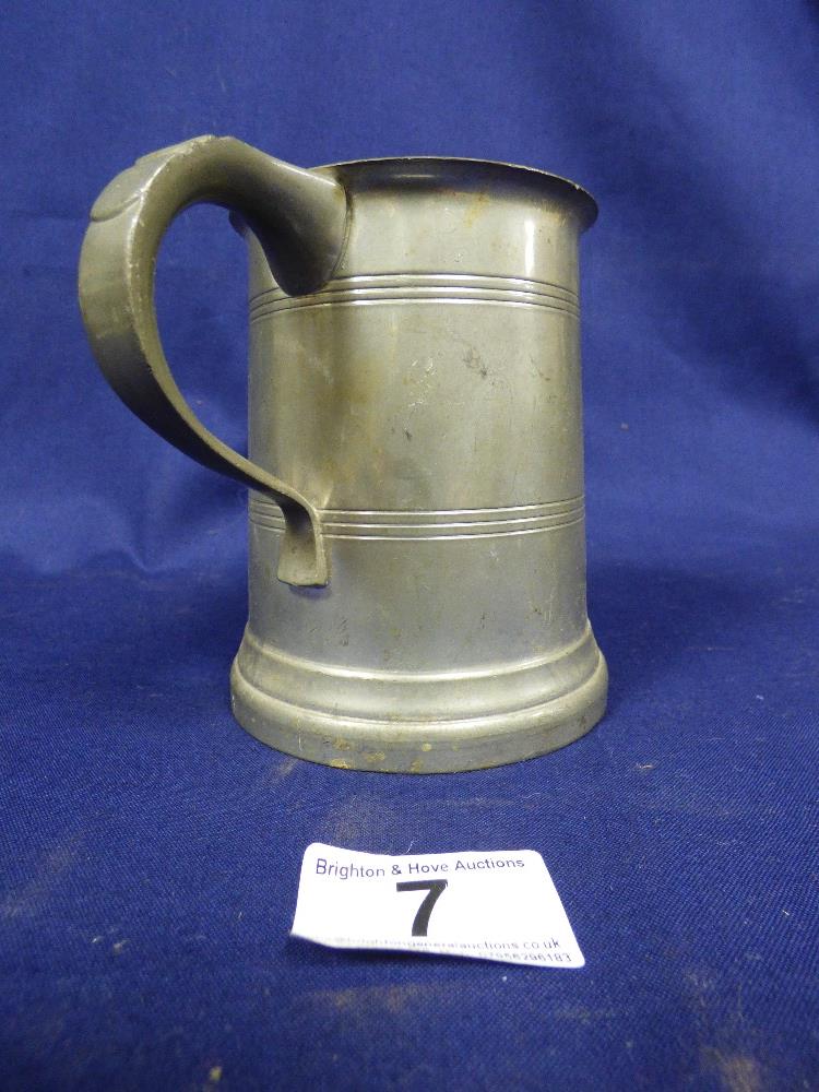 COLLECTION OF PEWTER, PLATED TANKARDS AND DRINKING VESSELS - Image 42 of 48