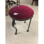 ROUND METAL STOOL