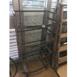 INDUSTRIAL METAL SHELVING 112 X 55 X 40 CM