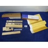 TWO BOXED KINGS CROSS PRODUCTS, PRECISION COACH KITS (TRAIN RELATED)